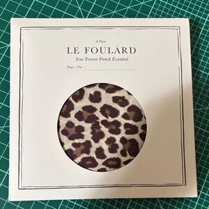 Sezane Leopard Print Scarf